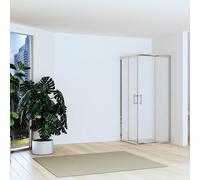 KAMALU - Box doccia angolo 90x90 altezza ridotta 170cm vetro trasparente | CHIARA EDGE-R