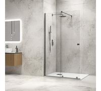 KAMALU - Box doccia walk in scorrevole 170 cm finitura cromo | KNM4000W-C