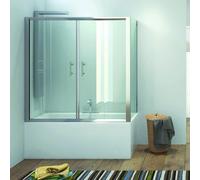 KAMALU - Box vasca 2 lati 190x80cm KV05
