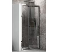 Doccia nicchia 90cm apertura a libro vetro trasparente k045 - kamalu