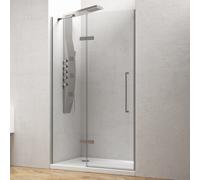 KAMALU - Doccia nicchia battente 90cm con lato fisso KT4000