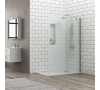 KAMALU - Doccia walk in 70 cm con staffa diagonale vetro satinato | KS2800CS