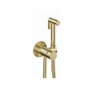 KAMALU - Miscelatore bidet da incasso con doccetta finitura oro| KAM-ARTE ORO