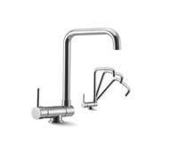 KAMALU - Miscelatore cucina pieghevole e finitura cromata | Kam-090