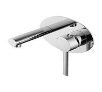 KAMALU - Miscelatore lavabo da incasso in ottone finitura cromata | Orian-IL