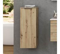 KAMALU - Pensile bagno sospeso 85 cm in rovere naturale | LAC-EFESTO-80
