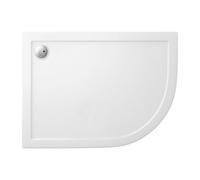 KAMALU - Piatto doccia 120x90 semicircolare versione sinistra KAM-1200