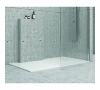 KAMALU - Piatto doccia 90x170cm pietra colore bianco