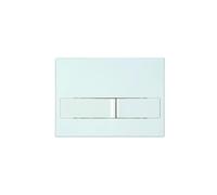 KAMALU - Placca comando per cassetta scarico incasso colore bianco Clara-MC50