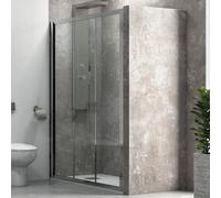 Box doccia 120x70 trasparente apertura scorrimento kp3000s - kamalu