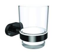 KAMALU - Porta spazzolini colore nero mat linea Nico-B7