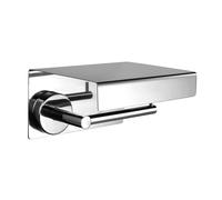 KAMALU - Portarotolo a muro design coperto in acciaio inox lucido | MIRA-C