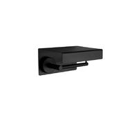 KAMALU - Portarotolo a muro design coperto in acciaio inox nero opaco | MIRA-N