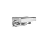 KAMALU - Portarotolo a muro design coperto in acciaio inox satinato | MIRA-S