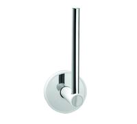 KAMALU - Portarotolo bagno finitura bianca in acciaio linea Kaman LEFO-20