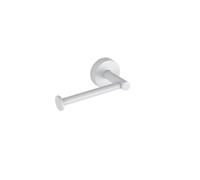 KAMALU - Portarotolo bagno in acciaio inox bianco opaco installazione a parete | MIRA-B
