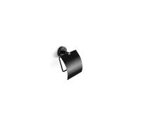 KAMALU - Portarotolo coperto in acciaio inox nero opaco | MIRA-N