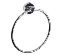 KAMALU - Portasalviette anello da muro in acciaio inox lucido | Monde-C