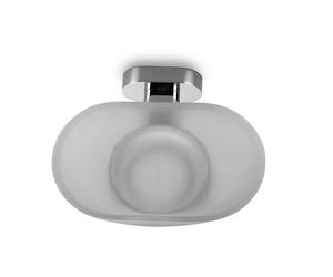 KAMALU - Portasapone fissaggio muro ottone cromato linea OLVO-3455