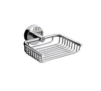 KAMALU - Portasapone griglia in acciaio inox con installazione a parete| MIRA-C