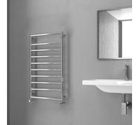 KAMALU - Scalda salviette bagno 900x500mm cromato interasse 462 mm KAM-D7009C