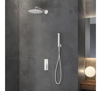 KAMALU - Set doccia a incasso colore bianco | KAM-KANDA BIANCO