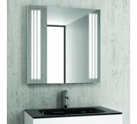 KAMALU - Specchio bagno 100x75 illuminazione led modello KAM-1391B