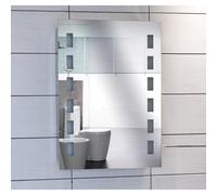 KAMALU - Specchio contenitore bagno 70x50 LED doppio nascosto KAM-1394