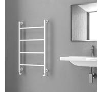 KAMALU - Termoarredo scaldasalviette 900x560mm colore bianco opaco KAM-D6009B