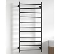 KAMALU - Termoarredo scaldasalviette elettrico colore nero opaco | KAM-TR100N