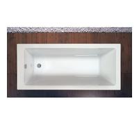 KAMALU - Vasca da bagno 140x70cm in acrilico bianco lucido | KM200