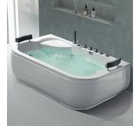 KAMALU - Vasca idromassaggio con poggiatesta per 2 persone | 2000K