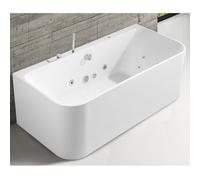 KAMALU - Vasca idromassaggio design elegante bianco lucido | KFF-1700