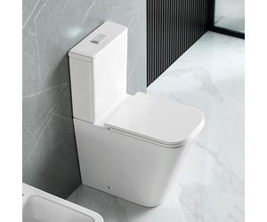 KAMALU - Vaso monoblocco rimless con copriwc soft-close | LITOS-2700