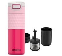 Kambukka Etna Fruit Tea - Tazza termica 500 ml con infusore Tea Catcher, acciaio inox 18/8, a prova di perdite, Snapclean