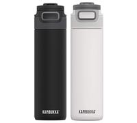 Kambukka Timeless Duo - 2 flaconi Elton isolati 600 ml (Nightfall + Chalk White), a prova di perdite, snapclean, senza BPA