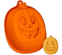 Kamehame Stampo in silicone per torte di zucca da 9 pollici Pan per torte di zucca di Halloween Teglia per torte antiaderente