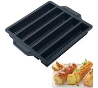 Kamehame Stampo per torta in silicone 1 pezzo Stampo 5 lungo in silicone torta Mini torte per Multi torta aperitivo pasticceria