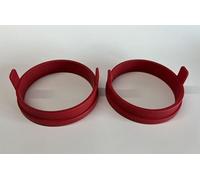 Kamehame Stampo per uova fritte in silicone, 2 pezzi, per pancake