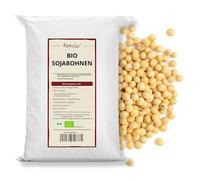 Kamelur 25 kg di soia biologica, fagioli di soia bio senza additivi, confezione da scorte