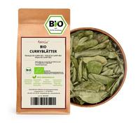 Kamelur Foglie Di Curry BIO Essiccate E Intere - Da Collezione Selvatica, Curry Leaves Senza Additivi - Confezione Biodegradabile 250 G (Confezione Di 1)