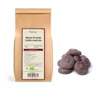 Kamelur Massa Di Cacao BIO Da Fave Di Cacao Criollo - Alimento Crudo - Pasta Di Cacao Biologica, Vegana E Senza Additivi - Confezione Che Rispetta L'Ambiente 1 Kg (Confezione Da 1)