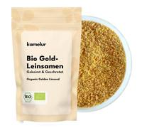 Kamelur Semi di lino d'oro biologico, germinati e frantumati, 2,5 kg, senza additivi, da coltivazione biologica controllata