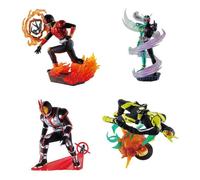 Kamen Rider Petitrama Series Trading Figura 8 Cm Legend Rider Memories Assortmen