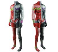 Kamens Riders Dual Rider Frenzy Cosplay Body Halloween Anime Costume One Piece Anime Roleplay Fancy Outfits Tuta
