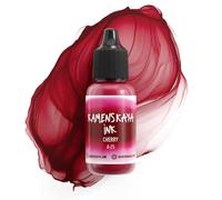 KAMENSKAYA Alcohol Inks, Basic line ‘A’: Concentrated Alcohol Based dye Inks, Cherry Alcohol Ink, 0.51 fl oz (15 ml), for Alcohol Ink Painting