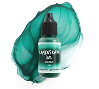 KAMENSKAYA Alcohol Inks, Basic line ‘A’: Concentrated Alcohol Based dye Inks, Emerald Alcohol Ink, 0.51 fl oz (15 ml), for Alcohol Ink Painting