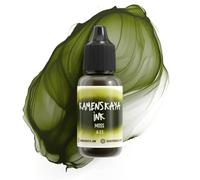 KAMENSKAYA Alcohol Inks, Basic line ‘A’: Concentrated Alcohol Based dye Inks, Moss Alcohol Ink, 0.51 fl oz (15 ml), for Alcohol Ink Painting