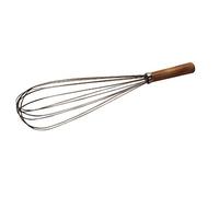 KAMER Frusta per latte INOX e manico in legno corto