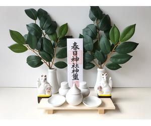 kamidana inari ornamento FOX casa giapponese Ofuda Shinkyo altare DIO diametro
